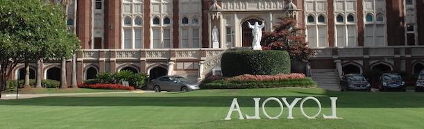 Front of Loyola University New Orleans